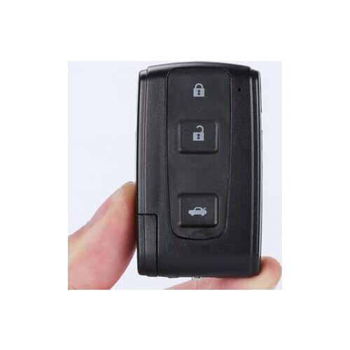 Keyless Entry 3 Buttons Smart Card Remote Key Shell Cover For Toyota Crown With TOY48 Smart Key Blade Fob Blank Case 5PCS/lot