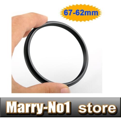 Free shipping Black Step Up Filter Ring Lens Ring 67mm to 62mm 67mm -62mm 67 -62mm