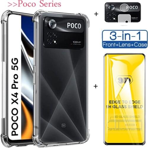 POCO F3 Case,Silicone Phone Case,For Xiaomi Poco F3 Case,Shockproof Cover,Transparent Cases, For Poko M3 PocoPhone F3 F2 X3 Pro