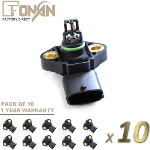 X10 Boost Pressure MAP Sensor For MERCEDES BENZ ATEGO ACTROS 0281002244 A0041531828 0148990050