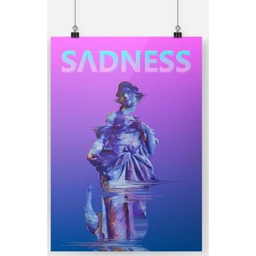Vaporwave Sculpture Aesthetics Poster Canvas Painting Wall Art Decor Living Room Bedroom Study Home Decoration Prints