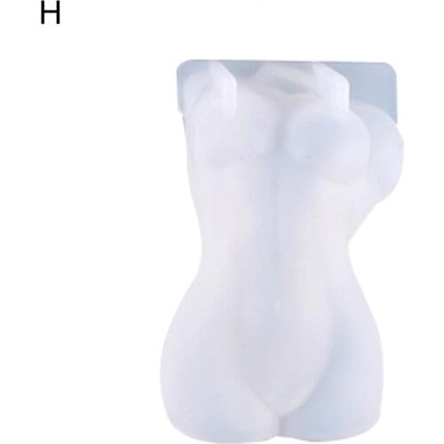 Wax Mold Eco-friendly Body Shape Silicone Art Sculpture Model Epoxy Mold for Home