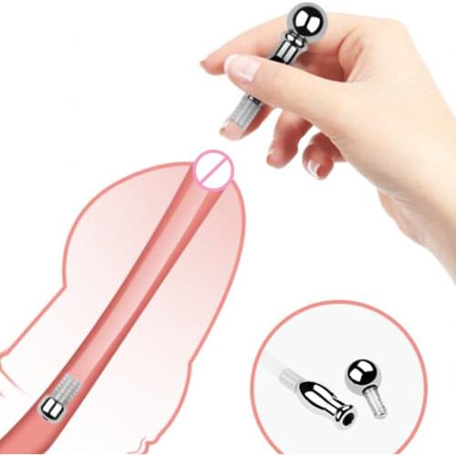 Large size Stainless Steel Urethral Sounds Catheters Male Chastity Devices For Men Penis Plug Urethral Dilatators BDSM Sex Toys