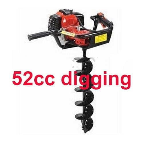 Hot selling 52cc Gasoline hammer drill hand earth drill auger drilling rig