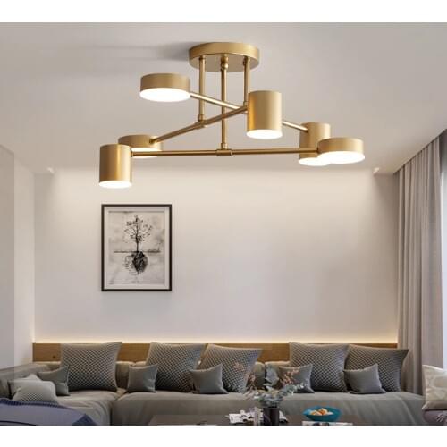 Nordic minimalist metal and wooden bracket chandelier chandelier colorful chandeliers for kitchen living room bedroom study 220V