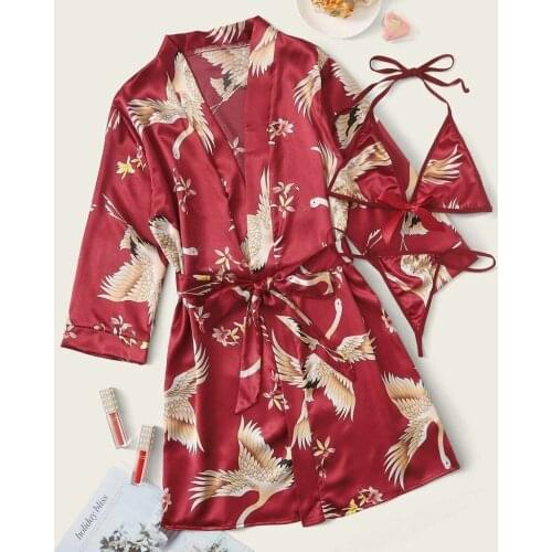 Женские шелковые халаты MIARHB China At AliExpress