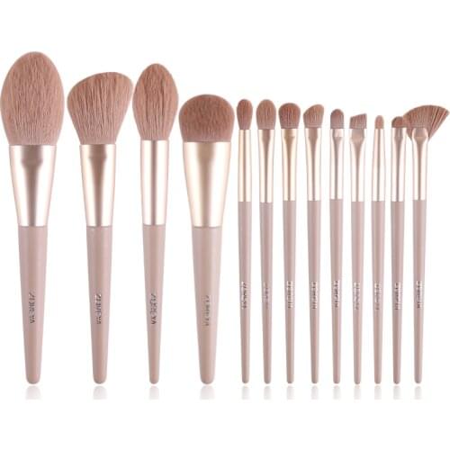 ZOREYA Makeup Brushes Set High Quality Powder Foundation Blush Eyeshadow Make Up Brush Set Tools Natural Hair brochas maquillaje