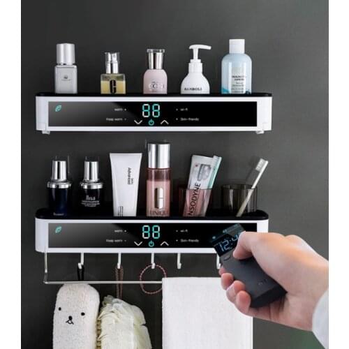 Wall-Mounted Bathroom Storage Rack Large Capacity Storage Shelves Detachable Towel Rack Kitchen Household Bathroom Accessories