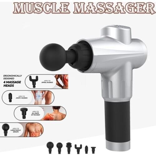 Professional Quality Fascia Gun Percussion Massage Gun Massager Muscle Vibration Relaxing Deep Tissue Relaxation Massage Tool