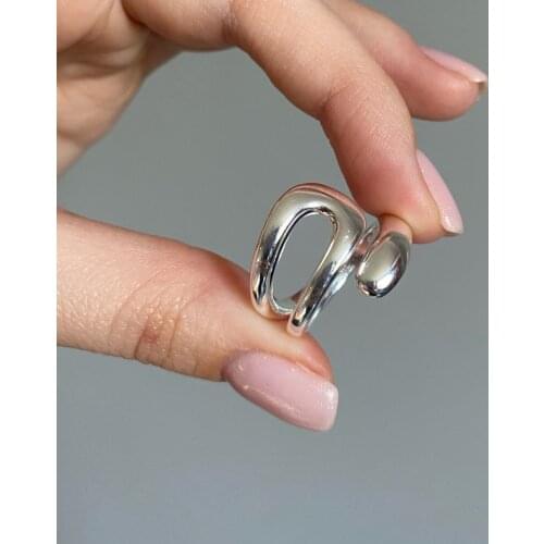 QUMORAIN Women's Silver Rings