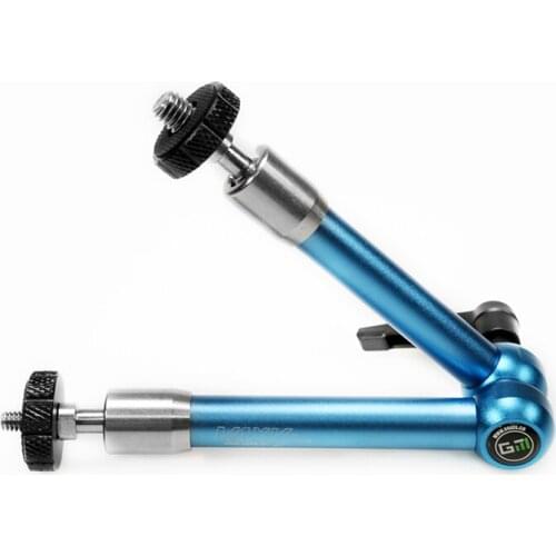 Vaxis Adjustable Articulating Magic arm Noga arm 11" with Both 1/4" or 1/4" and 3/8" Thread Screw for LCD Monitor/LED Lights