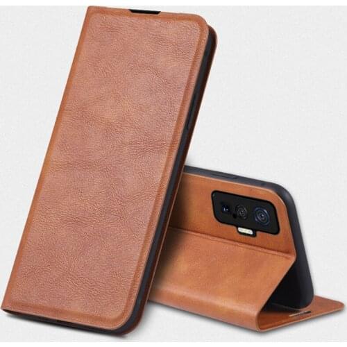 Luxury Retro Stand Flip Leather Case For VIVO IQOO U3 U1 U1X Z1 NEO 3 IQOO 5 Pro 7 Book Cover Magnetic Case With Card Holder