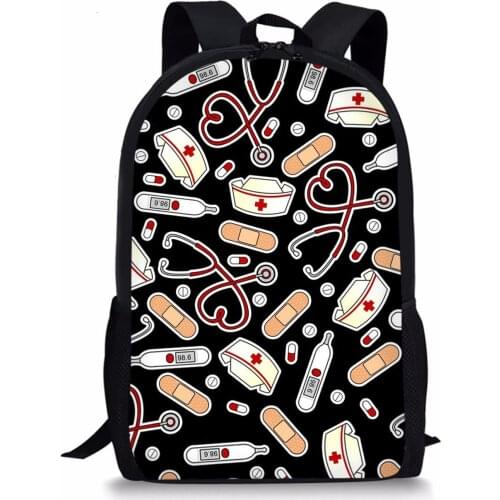 Backpacks Nurse Child School Bags For Teen Girls Backpack Nursing Kids Schoolbags Student Book Bag Customize Gifts Rucksack