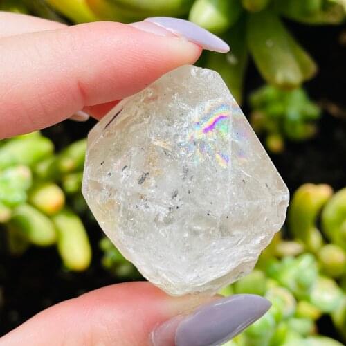 2Pcs High quality!!!100% pure natural crude ore stone crystal block, super - beautiful crafts