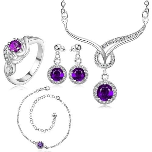 LKNSPCS784-C 925 sterling silver jewelry set, fashion jewelry set A038-D Earring 451 Necklace 484 Ring 323-8 /dojamfqa eabamria