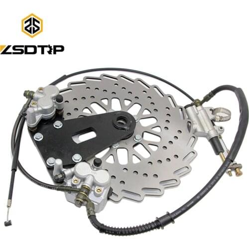 ZSDTRP Modify 750cc Motor front and rear brake caliper Disc brake with cab side car case for Bmw R12 R71 ural CJ-K750 M-72