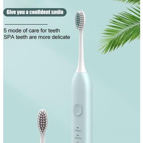 3 Levels of Care Mode Electric Toothbrush USB Charge Ultrasonic Soft Hair Automatic Tooth Brushes Clean and Whiten Tooth Cleaner