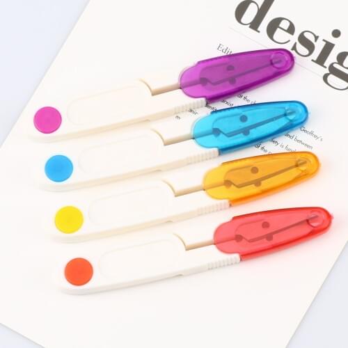 1Pcs Multicolor Sewing Scissors U Shape Clippers Yarn Stainless Steel Cross-Stitch Tailor Scissors fish line Scissor DIY Tools