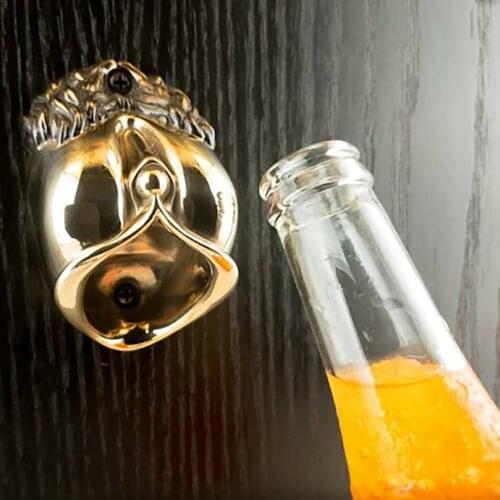 2021 Bottle Opener Wall Mounted Home Sculpture Home Decoration Corkscrew Cocina Kitchen Gadgets And Accessories Bottle Opener