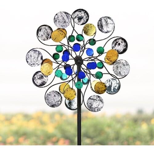 Large Wind Spinner Windmill Stake Outdoor Garden Yard Lawn Decor Ornament