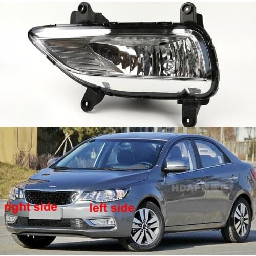 For Kia Forte 2014 2015 2016 Fog Lamp Driving Car Front Bumper Grille Signal Lamp Fog Lights Assembly