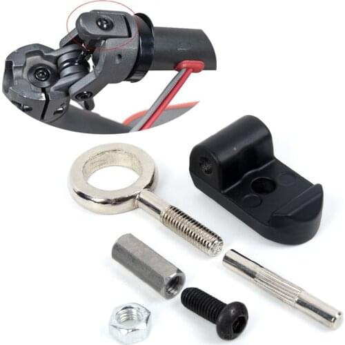 Shaft Locking Buckle Assembly Set Spare Pats For Xiaomi M365 Scooter Replacement Part with Pull Ring Screw Folder Hook Kits