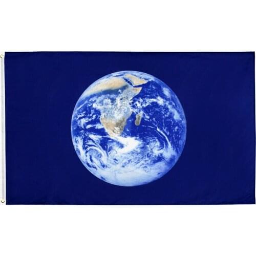 Flaglink 90*150cm protect our home earth day flag of blue homeland planet