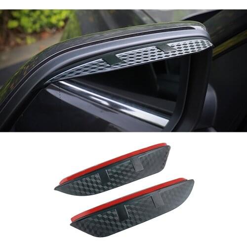 For BMW X6 2008-2021 E71 F16 G06 X7 G07 Car Side Rearview Mirror Rain Eyebrow Visor ABS Carbon Fiber Sun Shade Guard Accessories