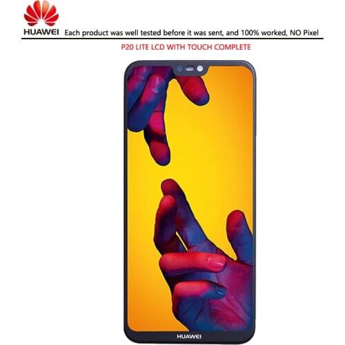 Original 5.84" 2280x1080 IPS Display For HUAWEI P20 Lite LCD Touch Screen Replacement LCD P20 Lite ane-lx3 nova 3e