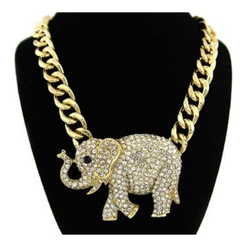 AEO Hiphop DST elephant Charm Neckalce Jewelry