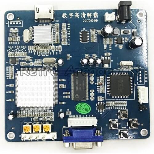 1pcs high quality Video Converter Board VGA/RGB/CGA/EGA/YUV to HDMI Output for Arcade cabinet Game Machines