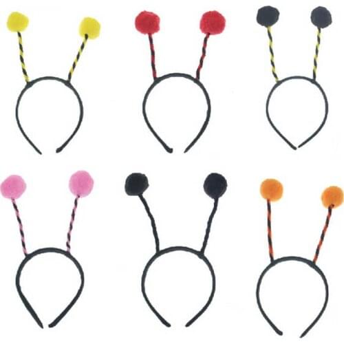 Adult Child Antenna Headband Aliens Eyes Tentacles Bee Ladybird Hairband Birthday Party Cosplay Props Halloween Christmas Xmas