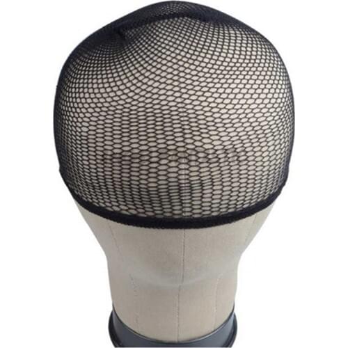 1/5PCS Black Hair Net Hairnets Mesh Weaving Making Caps Weaving Cap Hairnets Opend at One Ends Hair Styling Accessories For Wig