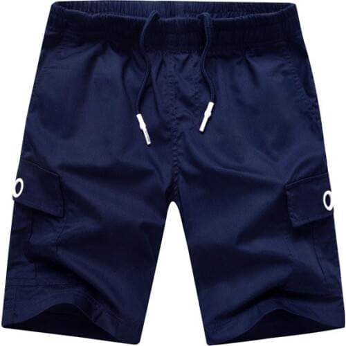 Boys Shorts Summer Children Clothing 2018 New Teenage Boys Shorts Casual Cotton Elastic Waist Short Pants BC126