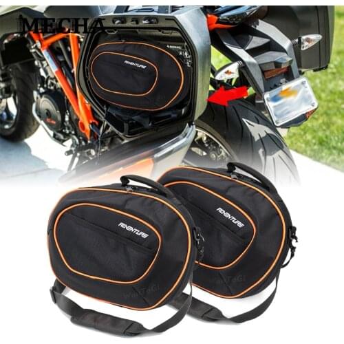For 1290 Super GT Inner seat cloth bags motorcycle waterproof Side moto luggage rear bag bags motorcycles waterproof nylon