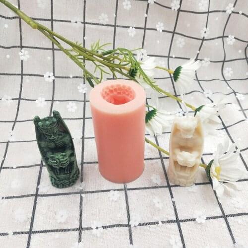Caution! Small Size! Mindwipe Silicone Mold Aromatherapy Candle Mould Death Wizard Moulds DIY 3D Craftwork