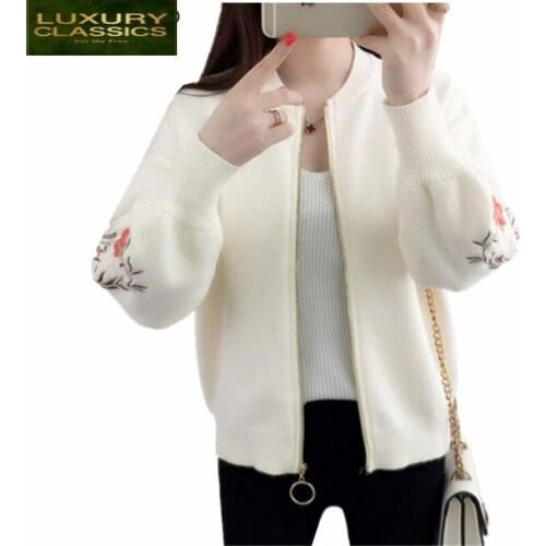 Womens Long Sleeve 2021 Sweaters Fashion Autumn Tops Cardigans Female Casual Warm Sweater Ladies Elegant Clothes LWL527