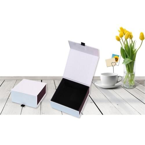 100pcs/lot High quality White Jewelry Box Gift Boxes With Knot Necklace &Ring &Bracelet Display Box For Jewelry
