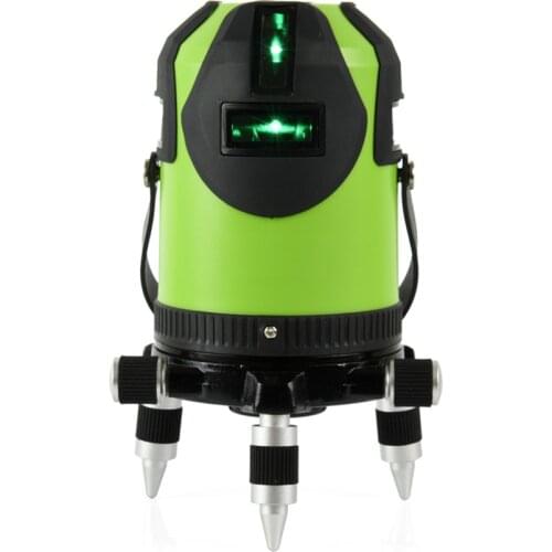 5 line 1 Point 360 Degree rotary Self leveling Green line Laser Level