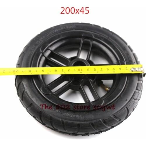 6mm 8mm 10mm Inner Hole Good Quality Wheel 200x45 Wheel 8 Inch Castor Wheel with Tyre & Tube Motorcycle Parts Electric Scooter