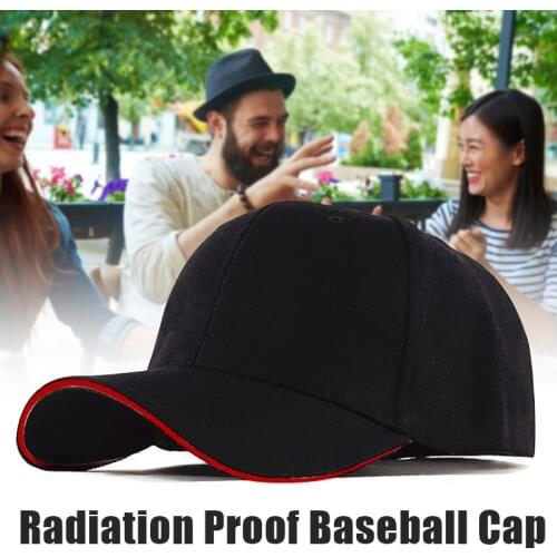 Unisex EMF Radiation Protection Baseball Cap Rfid Shielding Electromagnetic Hat Baseball Cap Outdoor Sun Hat Snapback Hat