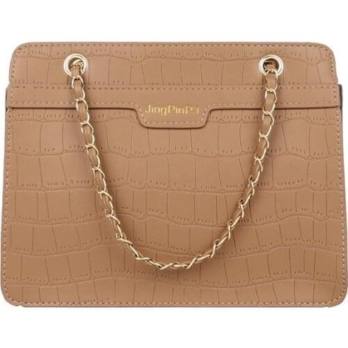 Retro Stone Pattern Designer Handbag For Women 2020 PU Leather Crossbody Bags Female Large Capacity Shoulder Crossbody Bag Purse