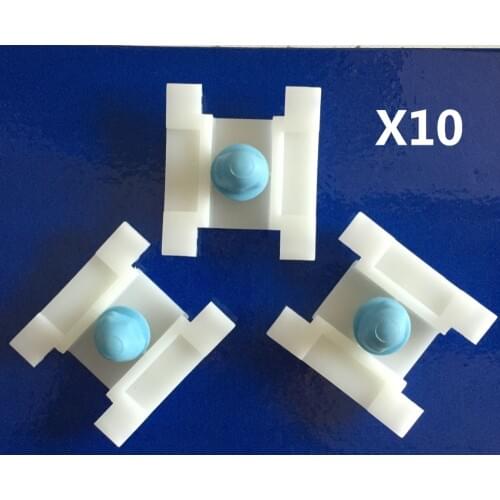 FOR VW GOLF MK3 GTI VENTO DOOR TRIM CLIPS EXTERIOR MOULDING VR6 1H0853585 x10 plastic clips