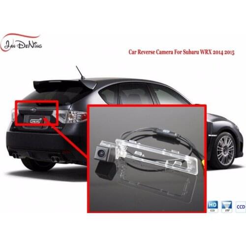JanDeNing Waterproof Reverse Hole OEM/HD CCD Car Rear View Parking/ Backup Reverse Camera For Subaru WRX 2014 2015