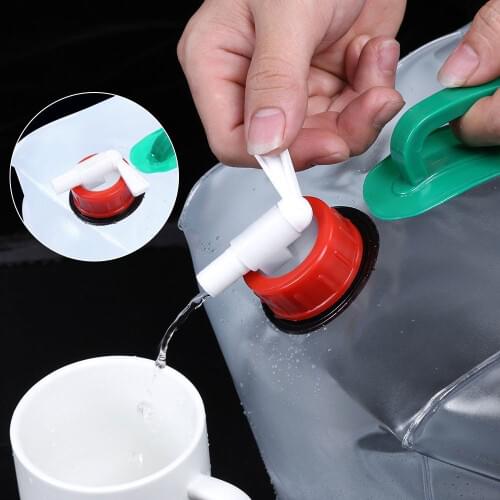 Water Storage Containers Collapsible BPA Free, Folding Camping Backpacking Water Carrier Bottle Bag Jug - 20 L