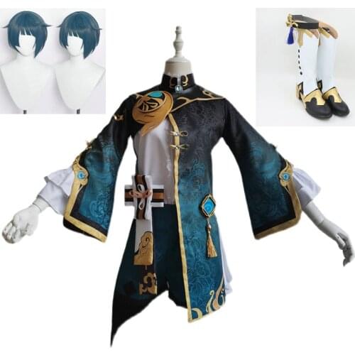 Custom Size Game Genshin Impact Xingqiu Xing Qiu Cosplay Costume Customize Halloween