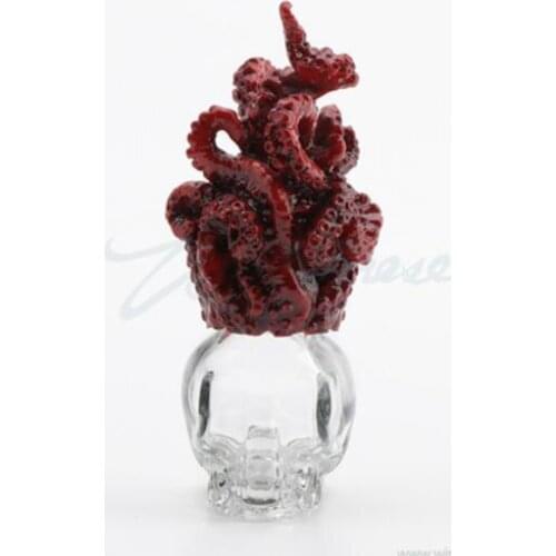 Longweironi creative craft new small octopus glass bottle birthday gift exquisite home decoration accessories