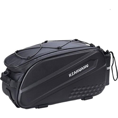 Multifunctional Bicycle Rear Seat Bag Large Capacity Bike Saddle Rack Luggage Bag Waterproof Handbag Shoulder Bag