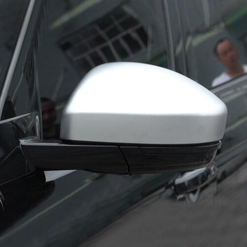 For Jaguar F-Pace f pace X761 2016 2017 ABS Plastic Side Rearview Mirror Cover Trim 2pcs Exterior Car Styling