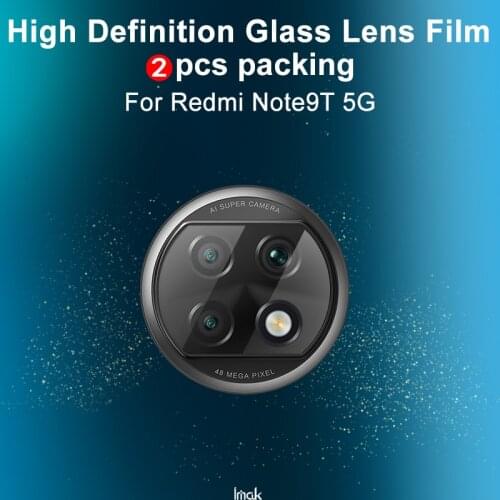 IMAK Camera Lens Film for Xiaomi Redmi Note 9T Rear Camera Len Tempered Glass Protector